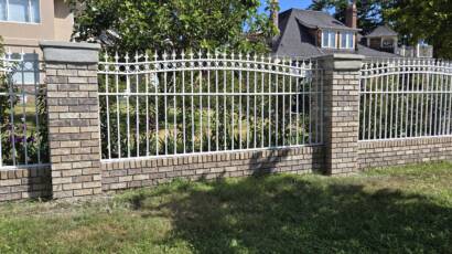 brick-and-metal-garden-fence