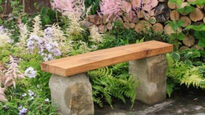 rustic-garden-stone-bench